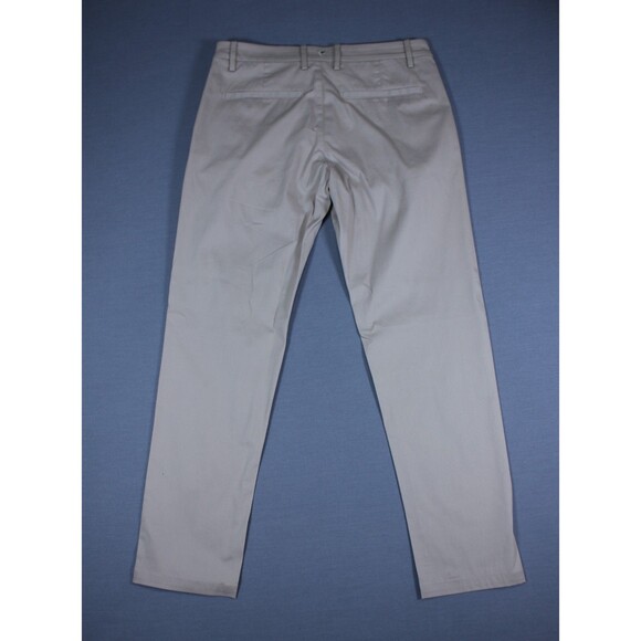 Birddogs Pants Mens Tan Stretch Chino Lined Performance Golf Flat Fronts 32 X 30 - Picture 7 of 11